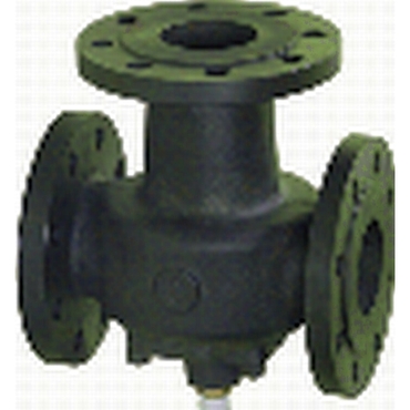 Three way control valve fig. 9190 series TW cast iron flange